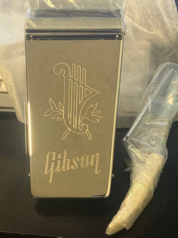 AWESOME ENGRAVED VIBROLA Lyre For Gibson SG, FireBird Guitar