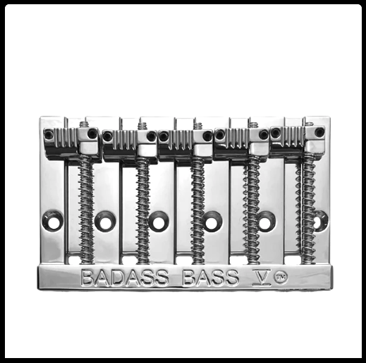 Badass V - 5 string bass bridge chrome 4 Fender Precision Jazz, Telecaster